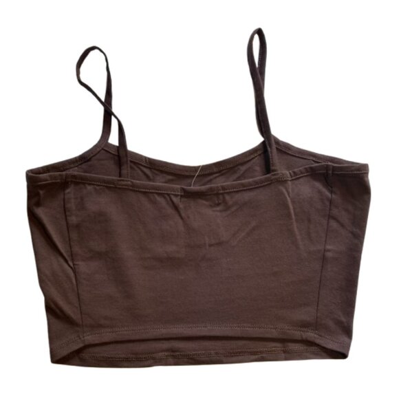 🍄 Hot Topic Brown Mushroom Flora Tank Top & Ruffled Shorts Lounge Set 🍄 - Picture 4 of 9